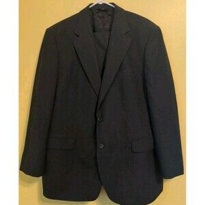 Brooks Brothers 346 Stretch Suit Men's 45L  Blazer Jacket Charcoal Pants 38/31